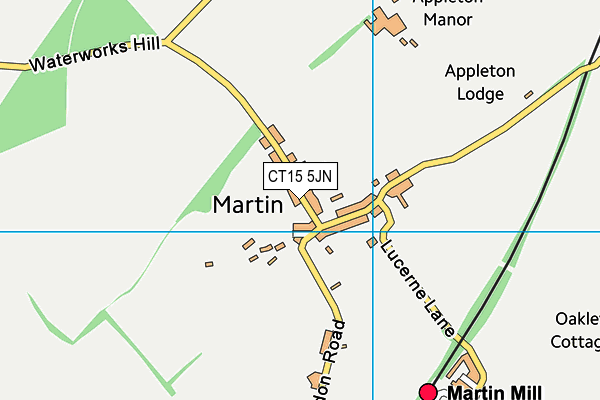 CT15 5JN map - OS VectorMap District (Ordnance Survey)