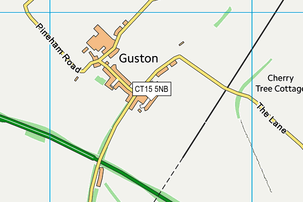 CT15 5NB map - OS VectorMap District (Ordnance Survey)