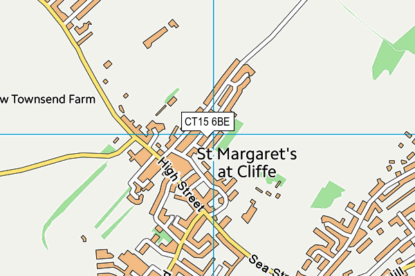 CT15 6BE map - OS VectorMap District (Ordnance Survey)