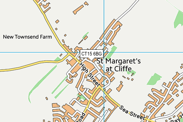 CT15 6BG map - OS VectorMap District (Ordnance Survey)