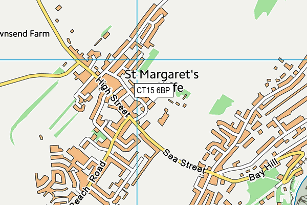 CT15 6BP map - OS VectorMap District (Ordnance Survey)