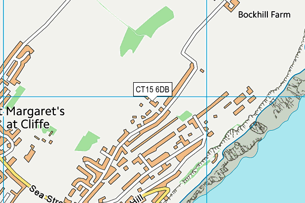 CT15 6DB map - OS VectorMap District (Ordnance Survey)