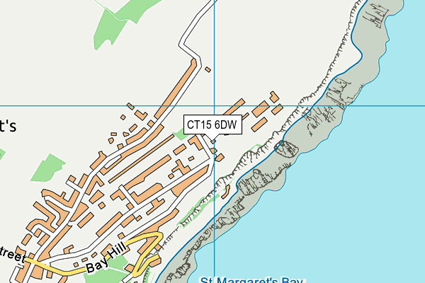 CT15 6DW map - OS VectorMap District (Ordnance Survey)
