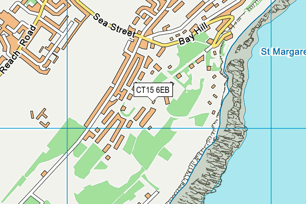 CT15 6EB map - OS VectorMap District (Ordnance Survey)