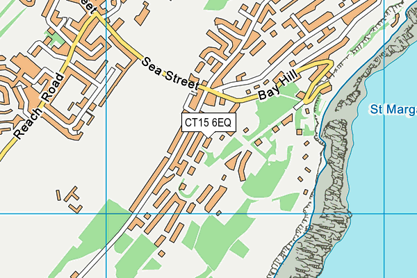 CT15 6EQ map - OS VectorMap District (Ordnance Survey)