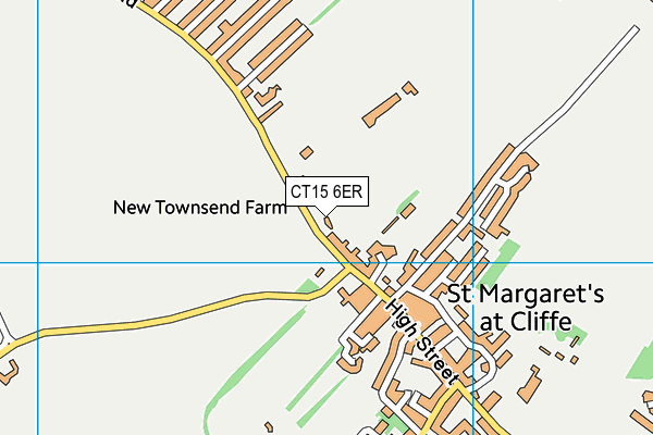 CT15 6ER map - OS VectorMap District (Ordnance Survey)