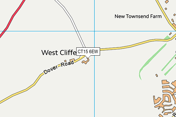 CT15 6EW map - OS VectorMap District (Ordnance Survey)