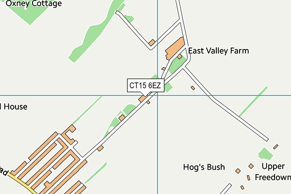 CT15 6EZ map - OS VectorMap District (Ordnance Survey)
