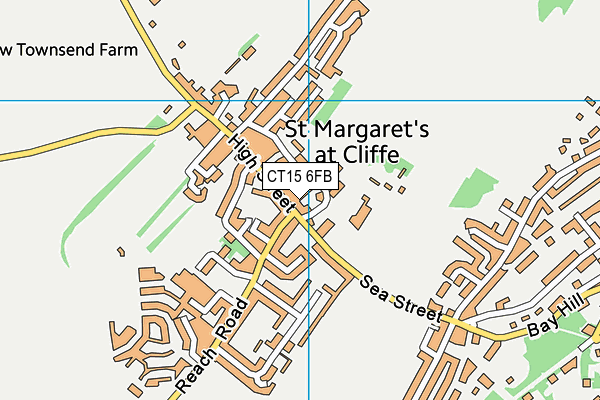 CT15 6FB map - OS VectorMap District (Ordnance Survey)