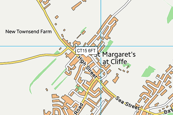 CT15 6FT map - OS VectorMap District (Ordnance Survey)