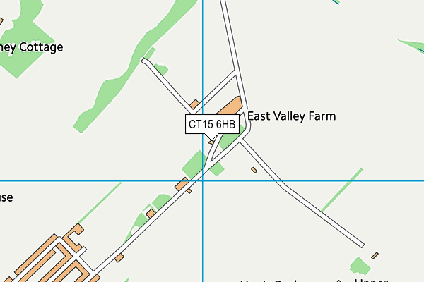 CT15 6HB map - OS VectorMap District (Ordnance Survey)