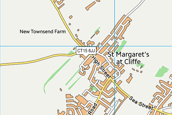 CT15 6JJ map - OS VectorMap District (Ordnance Survey)