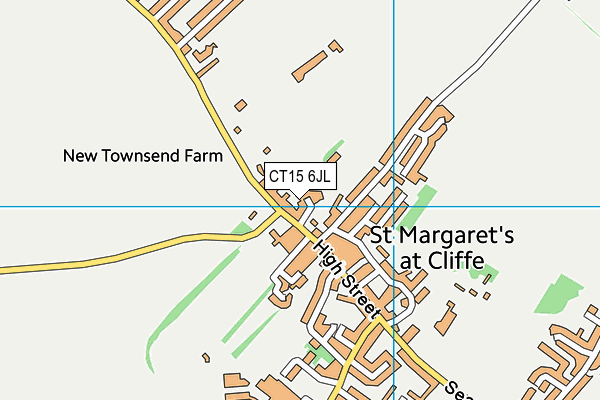 CT15 6JL map - OS VectorMap District (Ordnance Survey)