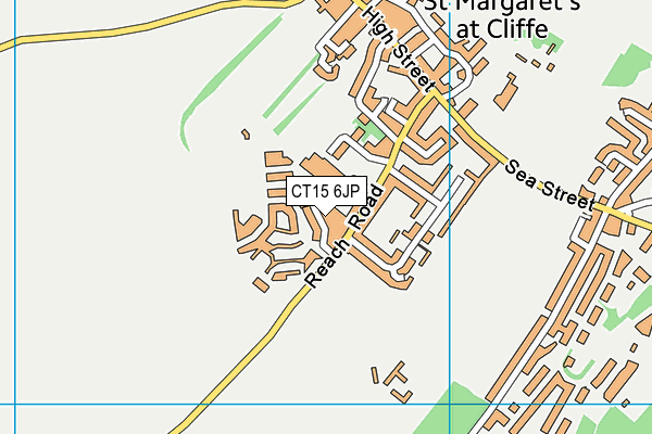 CT15 6JP map - OS VectorMap District (Ordnance Survey)
