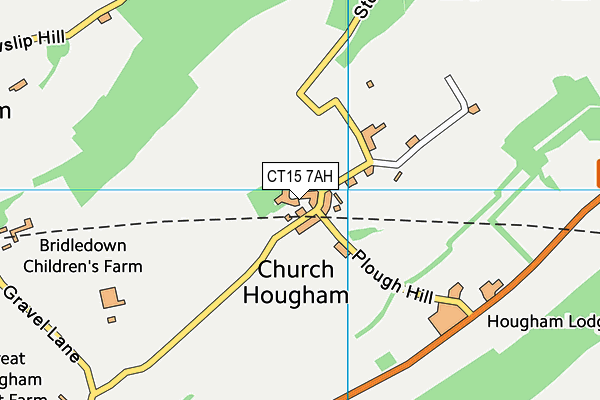 CT15 7AH map - OS VectorMap District (Ordnance Survey)