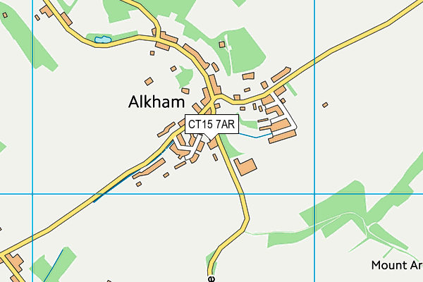 CT15 7AR map - OS VectorMap District (Ordnance Survey)