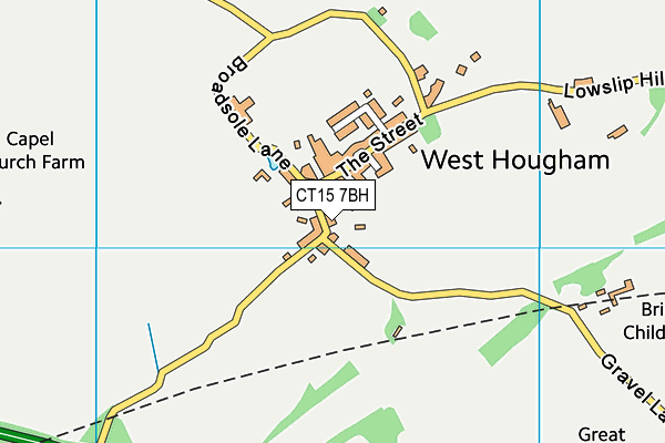 CT15 7BH map - OS VectorMap District (Ordnance Survey)