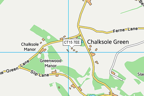 CT15 7EE map - OS VectorMap District (Ordnance Survey)