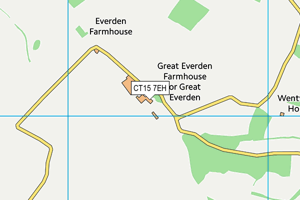 CT15 7EH map - OS VectorMap District (Ordnance Survey)