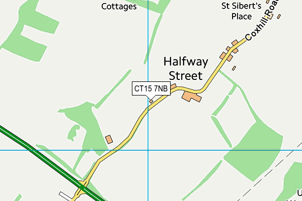 CT15 7NB map - OS VectorMap District (Ordnance Survey)