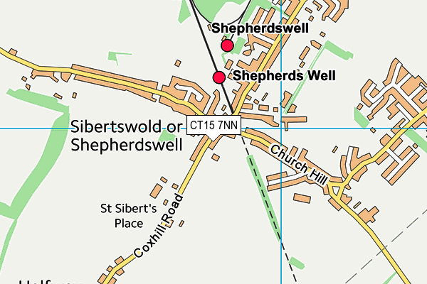 CT15 7NN map - OS VectorMap District (Ordnance Survey)