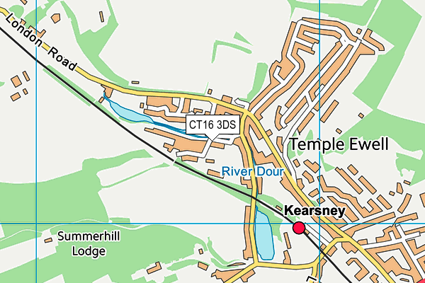 CT16 3DS map - OS VectorMap District (Ordnance Survey)