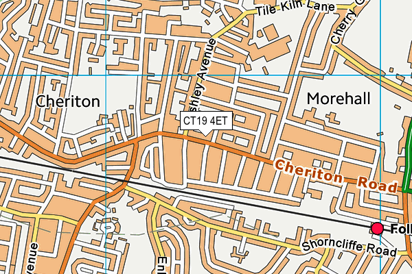 Map of 15-17 CLIFTON CRESCENT LIMITED at district scale