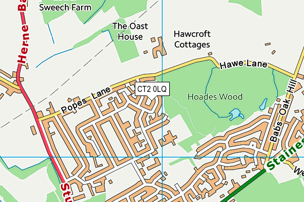 Map of K. WEST ELECTRICAL LTD at district scale
