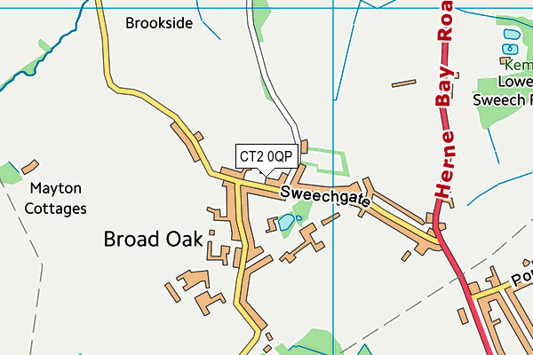 Map of BROADOAK CARPETS LTD at district scale