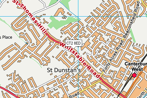 Map of 114 WHITSTABLE ROAD LTD at district scale