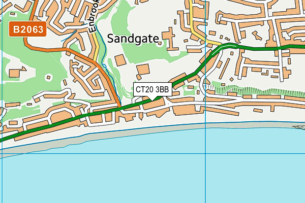 CT20 3BB map - OS VectorMap District (Ordnance Survey)