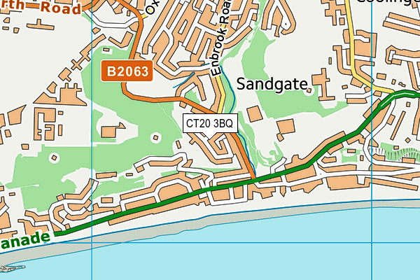 CT20 3BQ map - OS VectorMap District (Ordnance Survey)