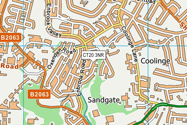 CT20 3NR map - OS VectorMap District (Ordnance Survey)