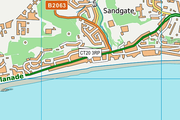 CT20 3RP map - OS VectorMap District (Ordnance Survey)