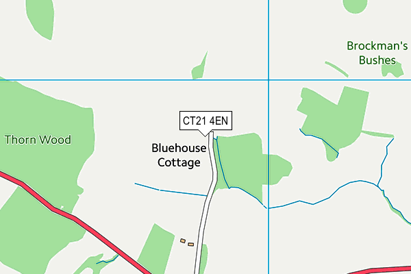 CT21 4EN map - OS VectorMap District (Ordnance Survey)