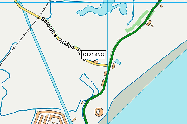 CT21 4NG map - OS VectorMap District (Ordnance Survey)