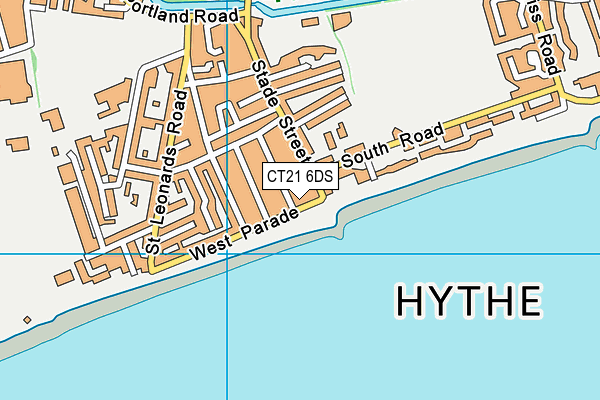 Map of SEVEN SEAS HYTHE LIMITED at district scale