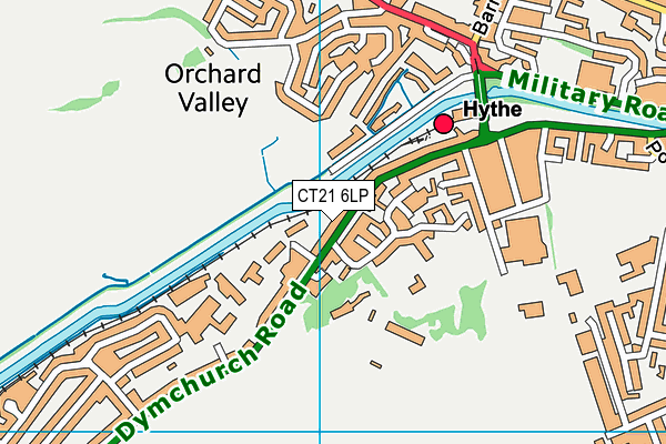 CT21 6LP map - OS VectorMap District (Ordnance Survey)