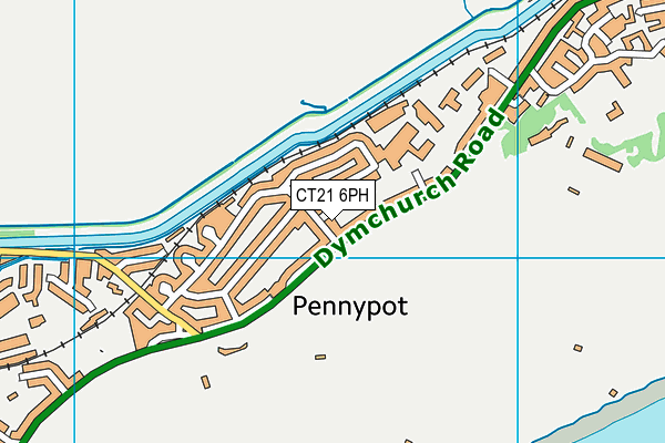 Map of PENNYPOT NEWS LIMITED at district scale