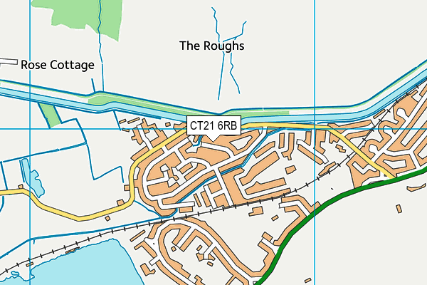 Map of HYTHE COURIERS LTD at district scale