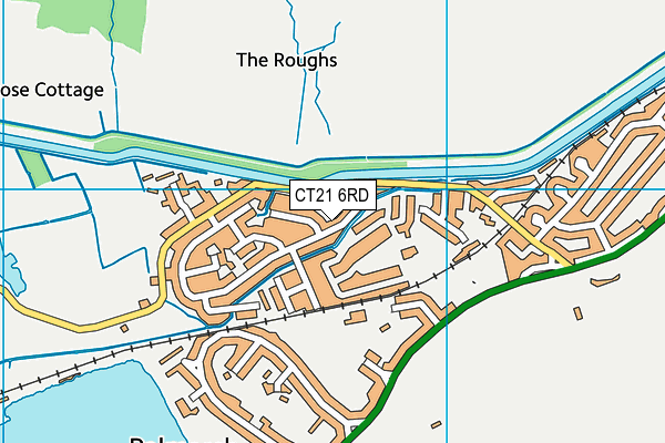 CT21 6RD map - OS VectorMap District (Ordnance Survey)