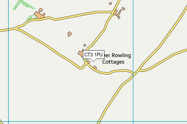 CT3 1PU map - OS VectorMap District (Ordnance Survey)