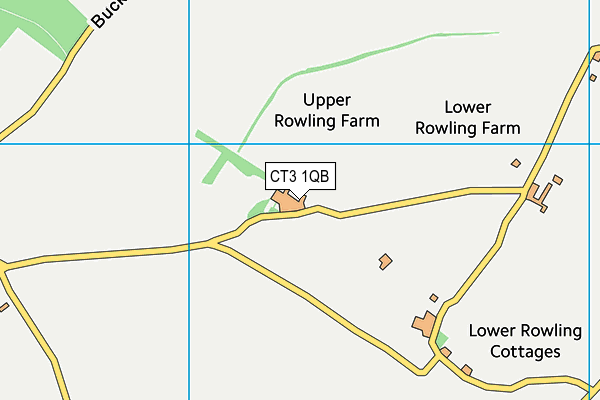 CT3 1QB map - OS VectorMap District (Ordnance Survey)