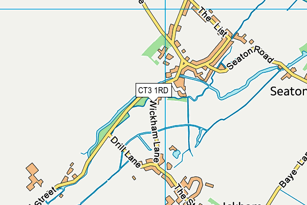 CT3 1RD map - OS VectorMap District (Ordnance Survey)