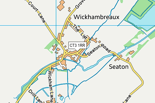 CT3 1RR map - OS VectorMap District (Ordnance Survey)