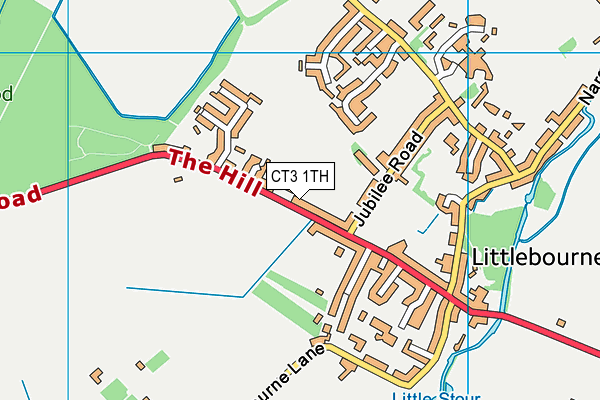 CT3 1TH map - OS VectorMap District (Ordnance Survey)