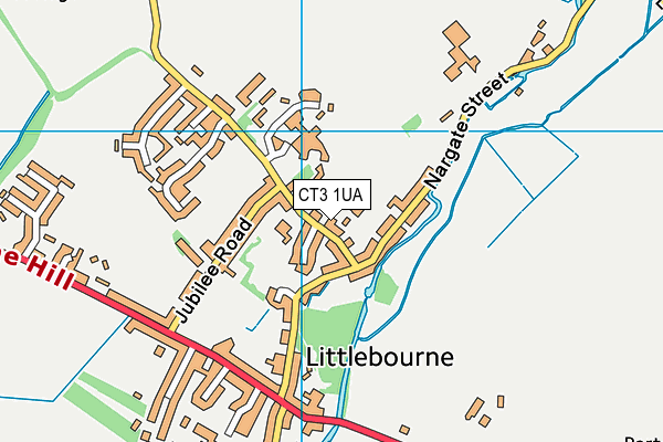 CT3 1UA map - OS VectorMap District (Ordnance Survey)