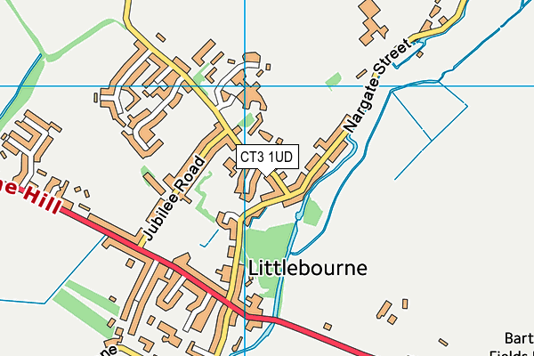 CT3 1UD map - OS VectorMap District (Ordnance Survey)