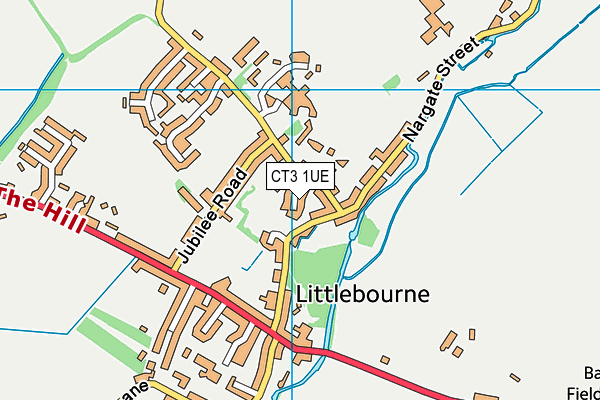 CT3 1UE map - OS VectorMap District (Ordnance Survey)