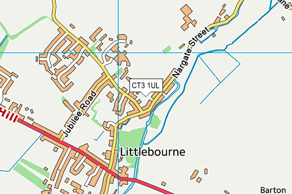 CT3 1UL map - OS VectorMap District (Ordnance Survey)